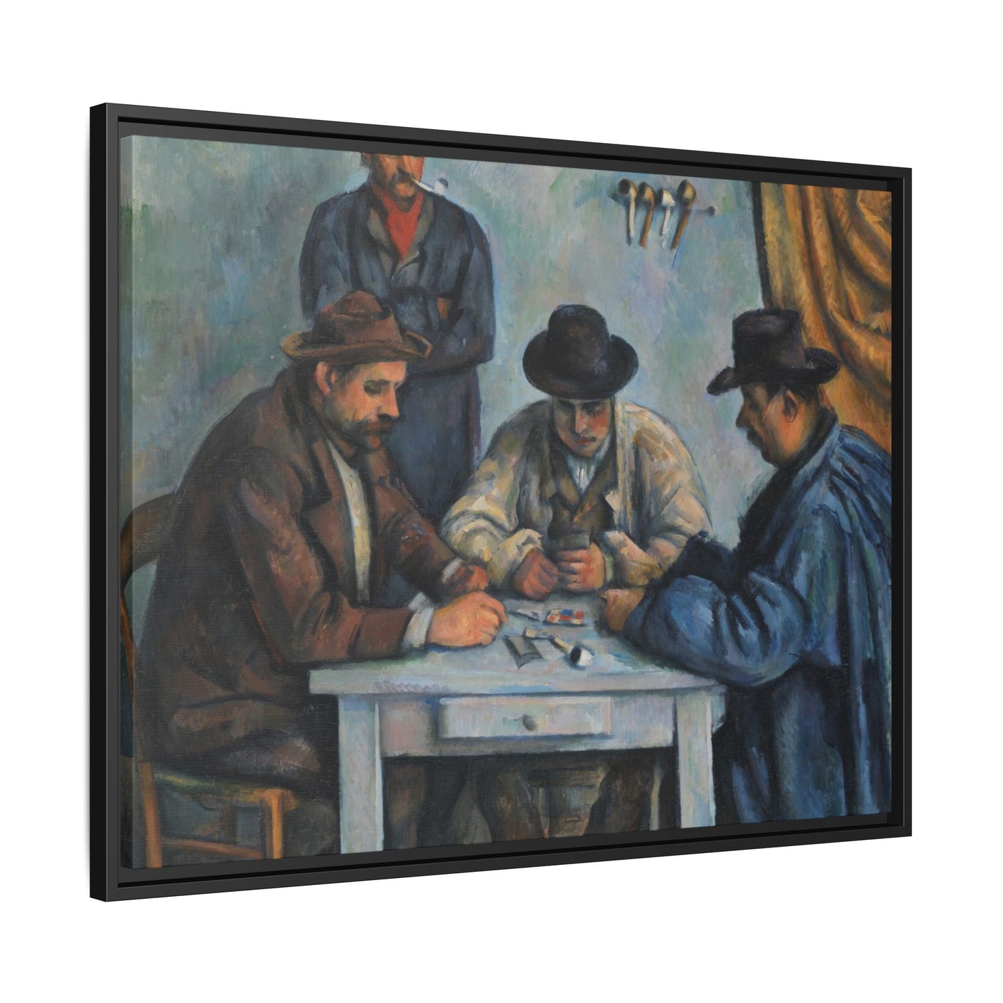 Cézanne, Paul - The Card Players (1892) - Matte Canvas, Framed