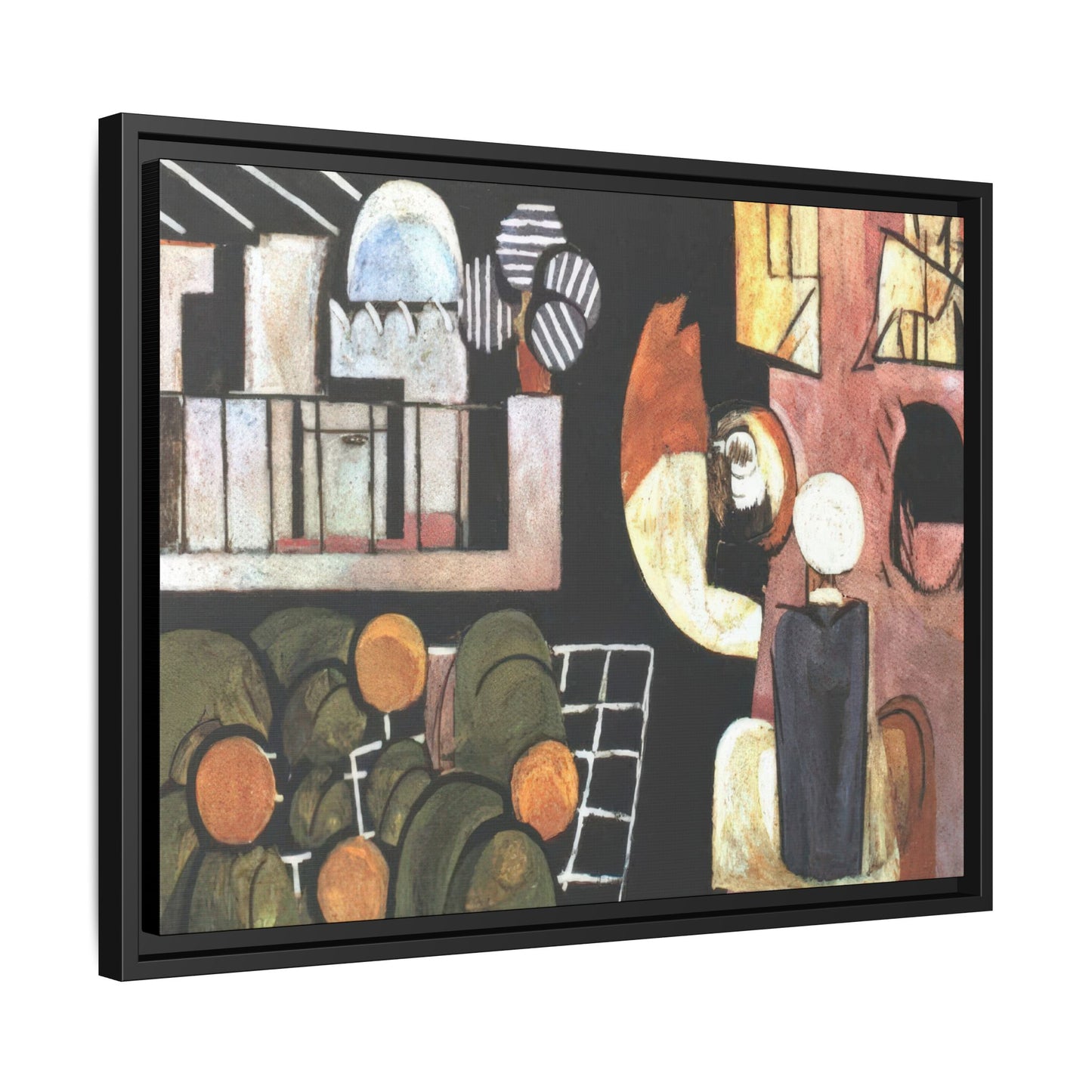 Matisse, Henri - The Moroccans (1916) - Matte Canvas, Framed