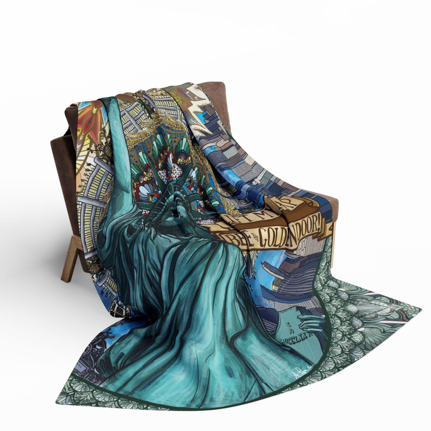 Pacio, Adam - Liberty Mandala - Arctic Fleece Blanket