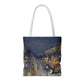 Pissarro, Camille - The Boulevard Montmartre At Night (1897) - Tote Bag