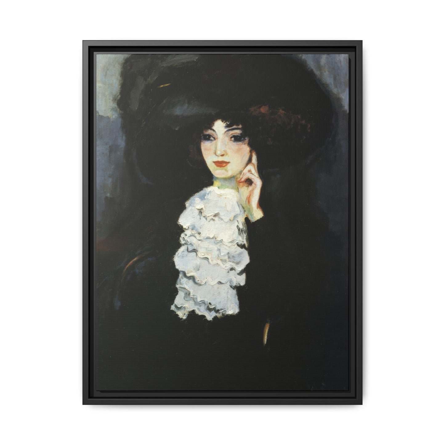 Van Dongen, Kees - Woman with Frill (1905) - Matte Canvas, Framed