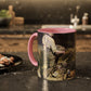 Courbet, Gustave - The Stone Breakers (1850) - Colorful Accent Mugs