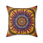 Pacio, Adam - Solar Disc Mandala - Suede Square Pillow