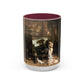 Courbet, Gustave - The Painter’s Studio (1855) - Colorful Accent Mugs