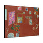 Matisse, Henri - The Red Studio (1911) - Canvas Block, unframed