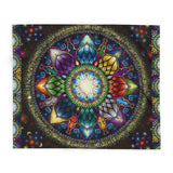 Pacio, Adam - Mystic Jewel Mandala - Arctic Fleece Blanket