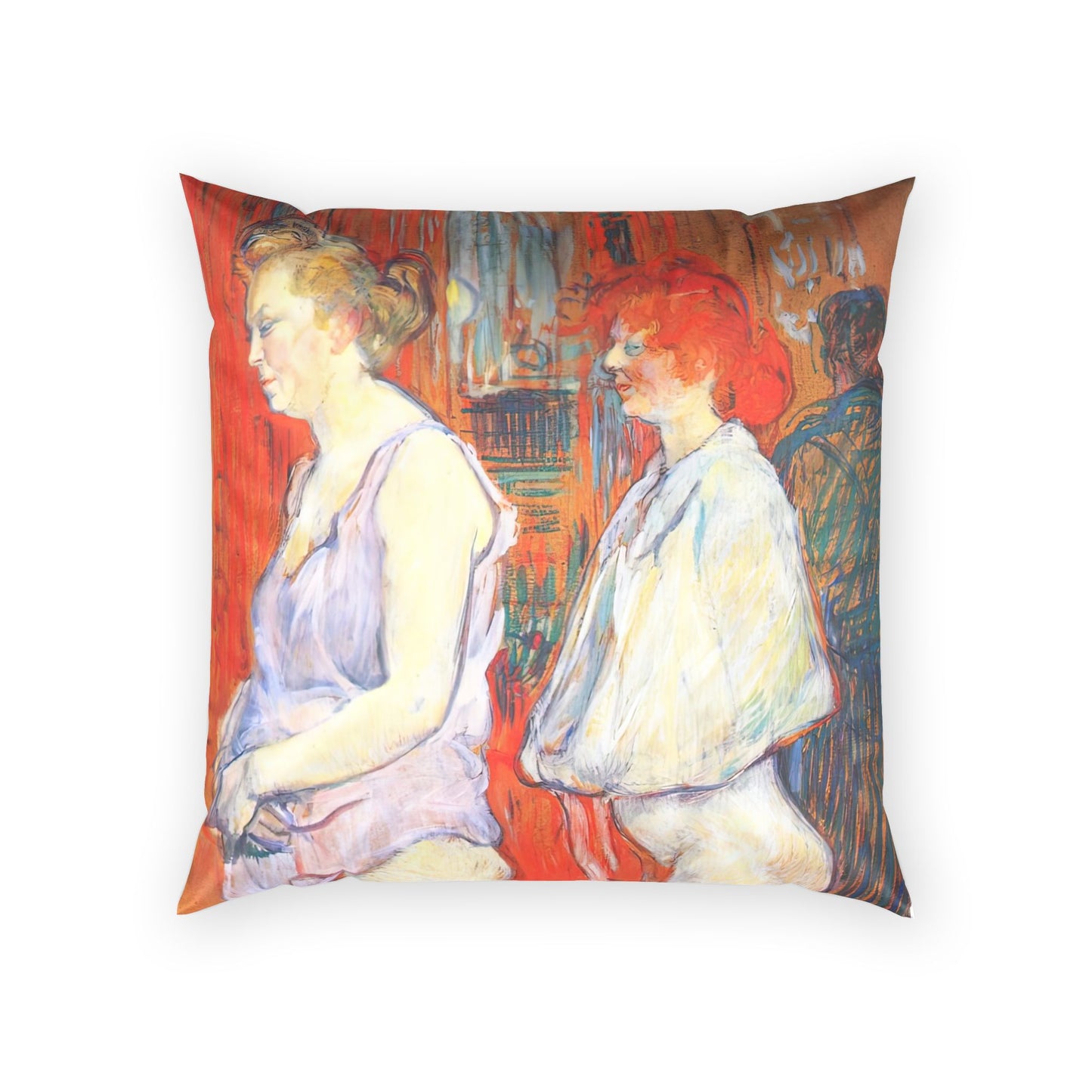 Toulouse-Lautrec, Henri - The Medical Inspection (1894) - Poly Velvet Pillow