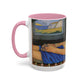 Filiger, Charles - The Recumbent Christ (1895) - Colorful Accent Mugs
