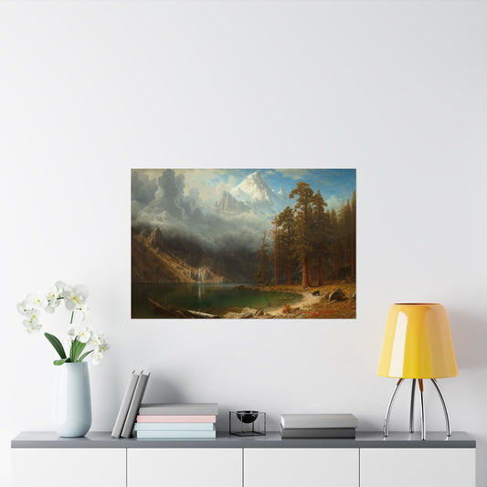 Bierstadt, Albert - Mount Corcoran (1877) - Satin Posters