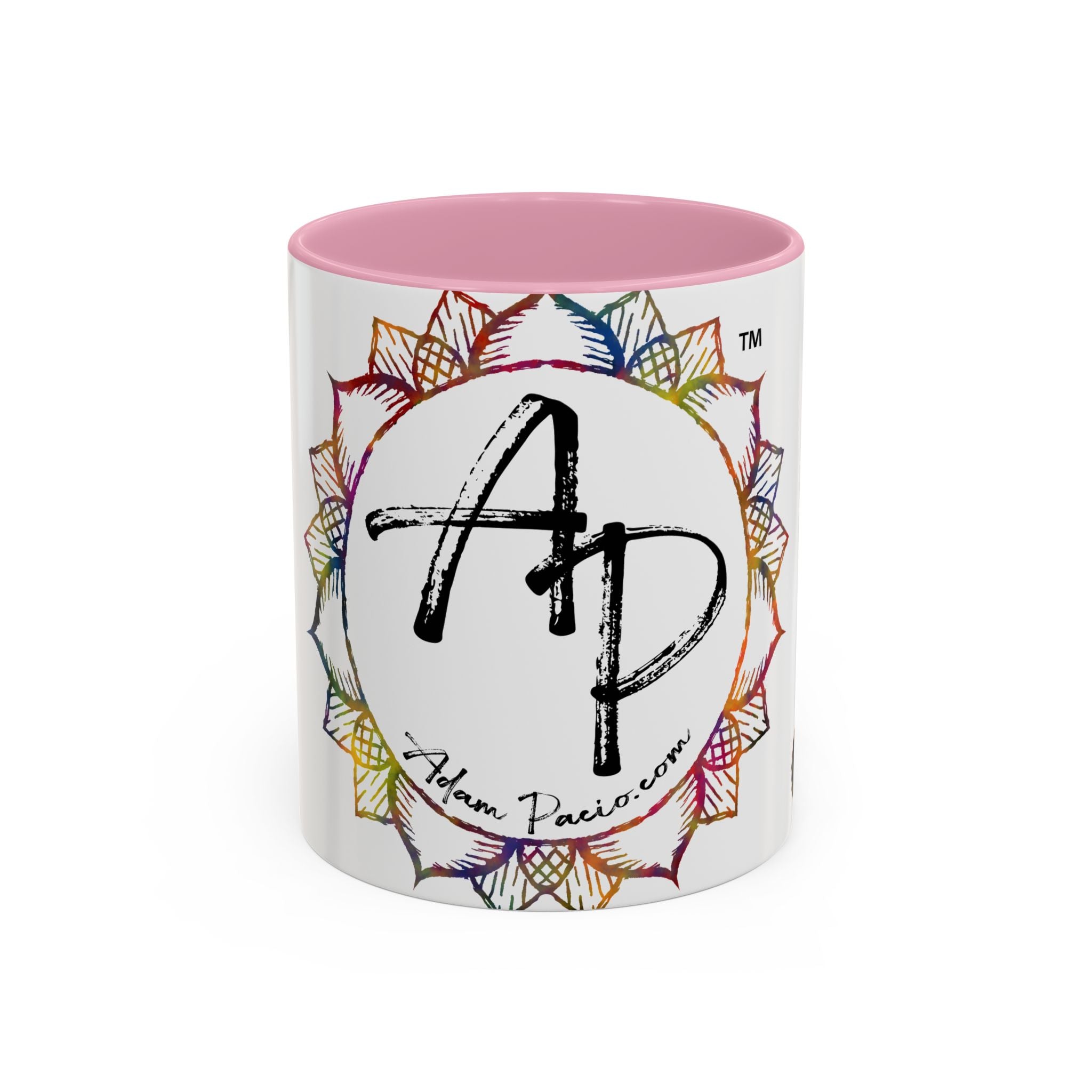 AdamPacio.com - White Logo - Colorful Accent Mugs