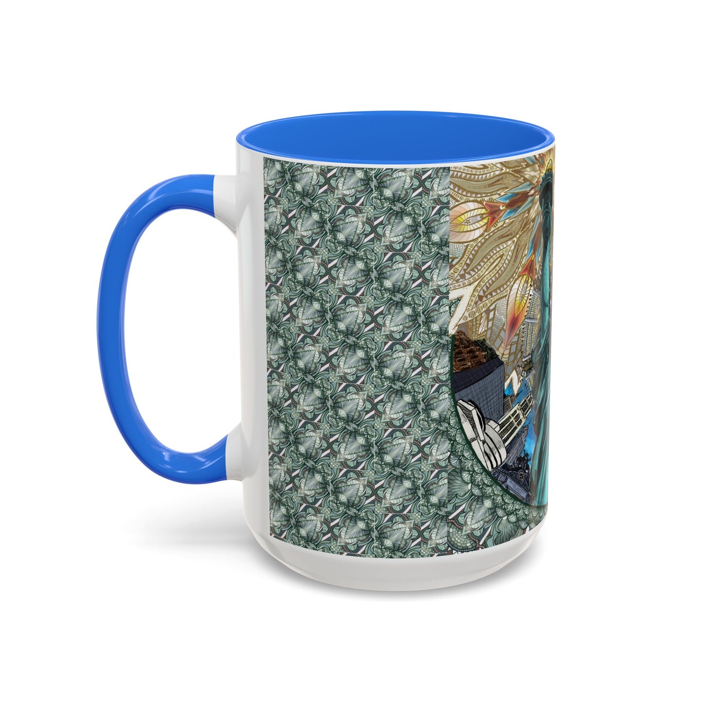 Pacio, Adam - Liberty Mandala - Colorful Accent Mugs