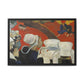 Gauguin, Paul - Vision of the Sermon (Jacob Wrestling with the Angel) (1888) - Matte Canvas, Framed