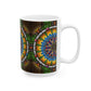 Pacio, Adam - Emerald Arrows Mandala - Ceramic Mug