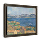Cézanne, Paul - The Bay of Marseille, Seen from L'Estaque (1885) - Matte Canvas, Framed