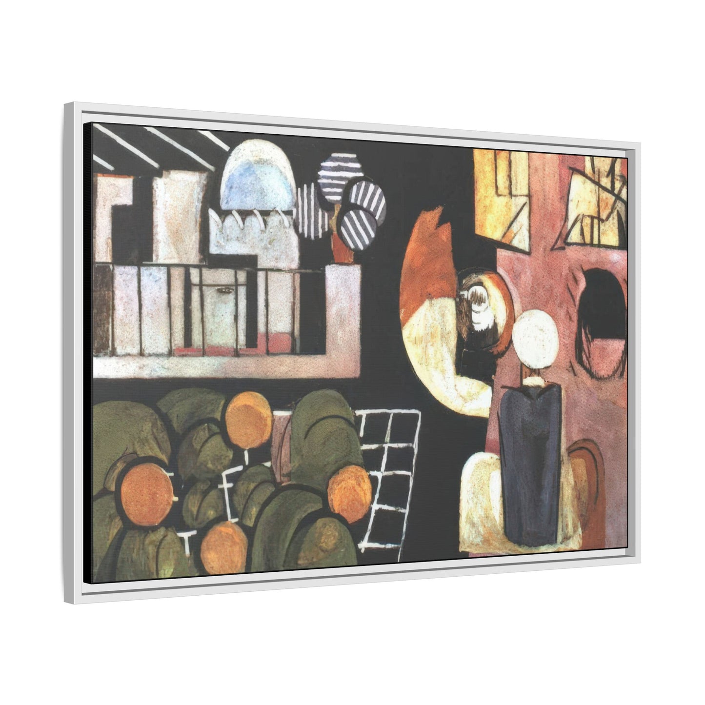 Matisse, Henri - The Moroccans (1916) - Matte Canvas, Framed