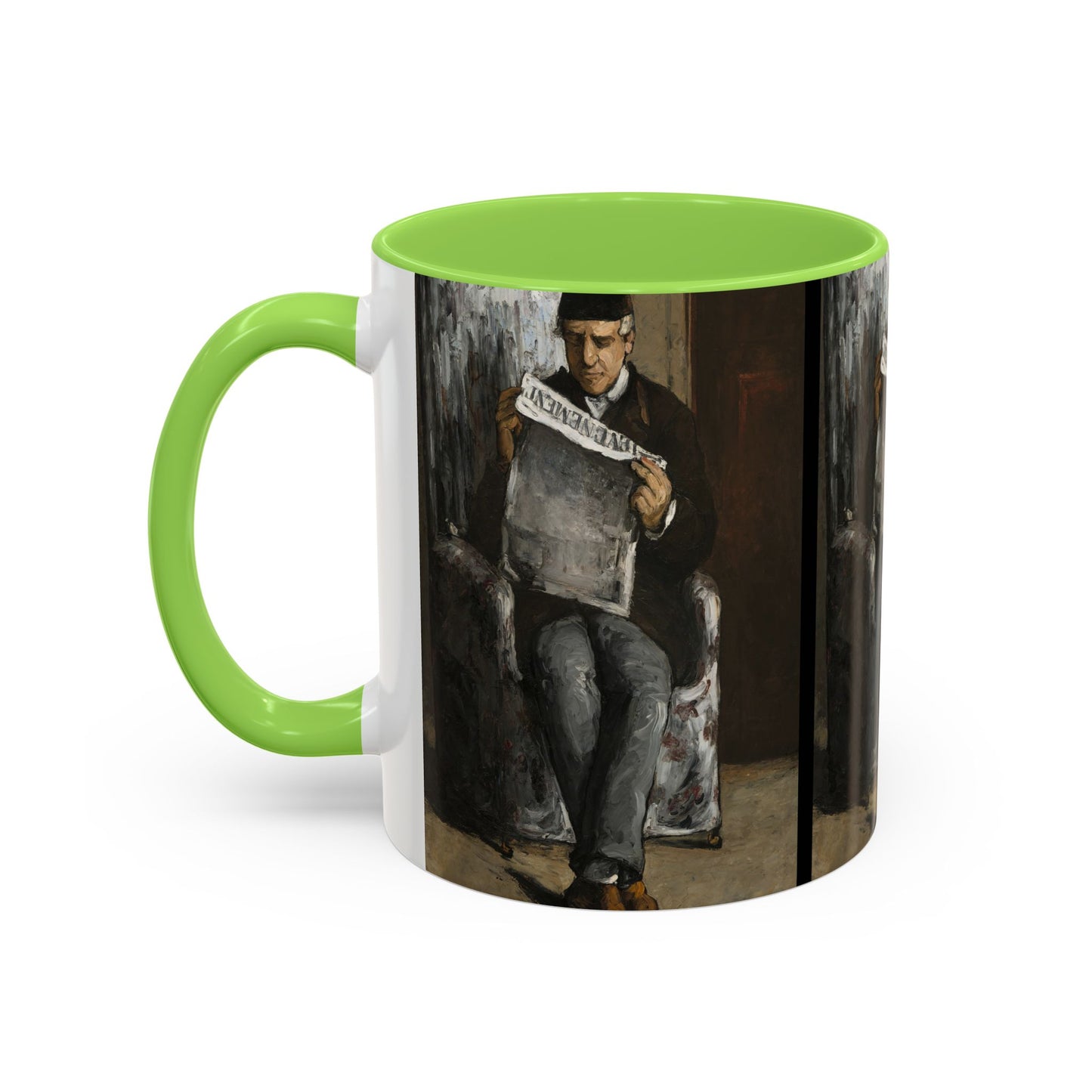 Cézanne, Paul - The Artist’s Father (1866) - Colorful Accent Mugs