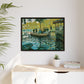 Monet, Claude - La Grenouillere (1869) - Matte Canvas, Framed