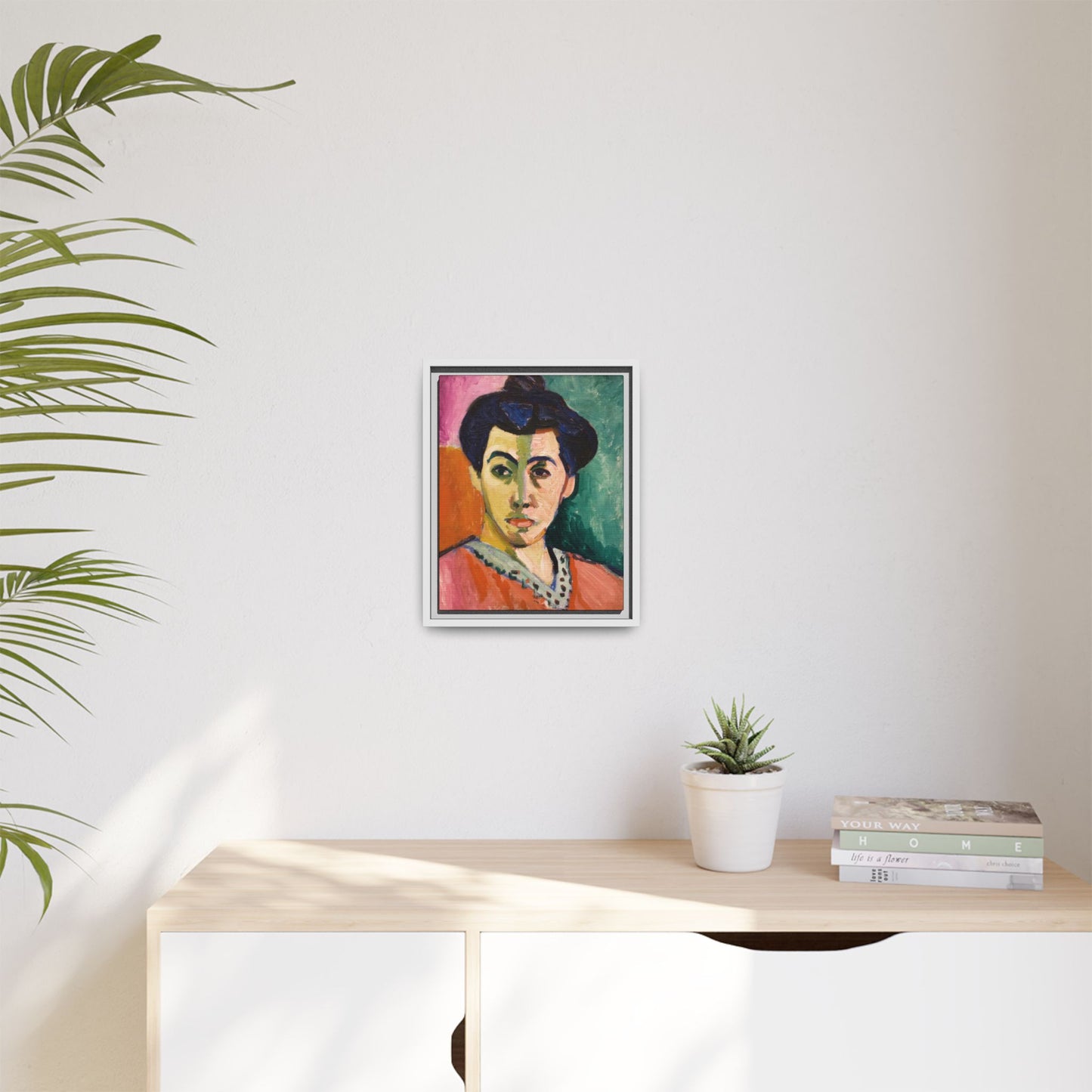 Matisse, Henri - The Green Stripe (1905) - Matte Canvas, Framed
