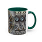 Pacio, Adam - Memento Mori Mandala - Colorful Accent Mugs