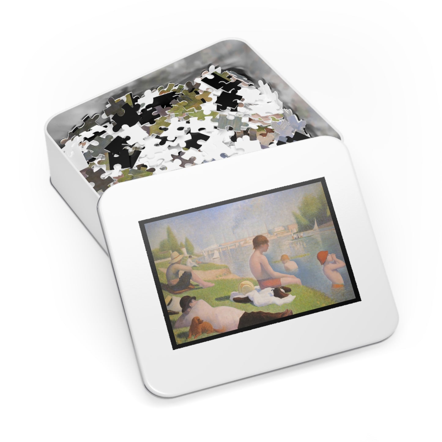 Seurat, Georges - Bathers at Asnières (1884) - 1000pc Jigsaw Puzzle