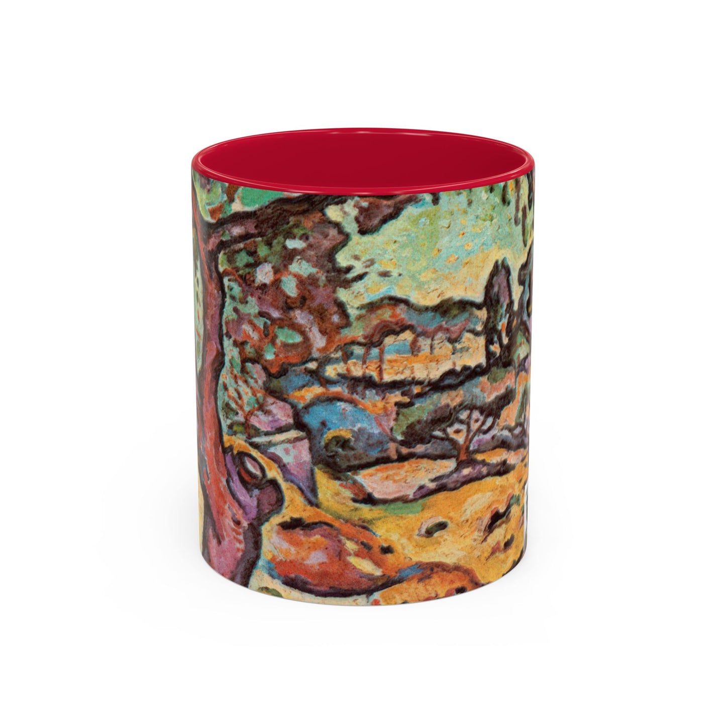 Braque, Georges - Olive Tree near L'Estaque (1906) - Colorful Accent Mugs