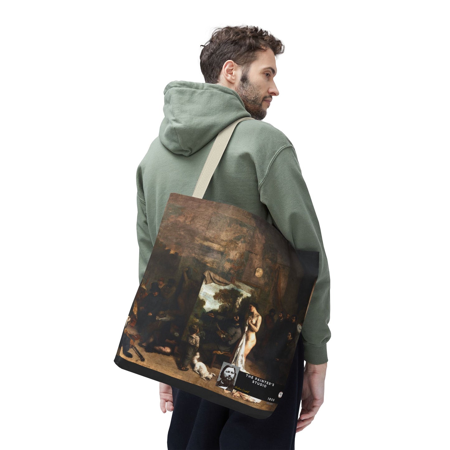 Courbet, Gustave - The Painter’s Studio (1855) - Tote Bag