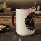 AdamPacio.com - Black Logo - Colorful Accent Mugs