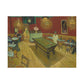 Van Gogh, Vincent - The Night Cafe (1888) - Canvas Block, unframed