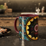 Obsidian Grandmothers Mandala - Colorful Accent Mugs