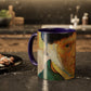 Van Gogh, Vincent - Self Portrait with Bandaged Ear (1889) - Colorful Accent Mugs