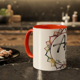 AdamPacio.com - White Logo - Colorful Accent Mugs