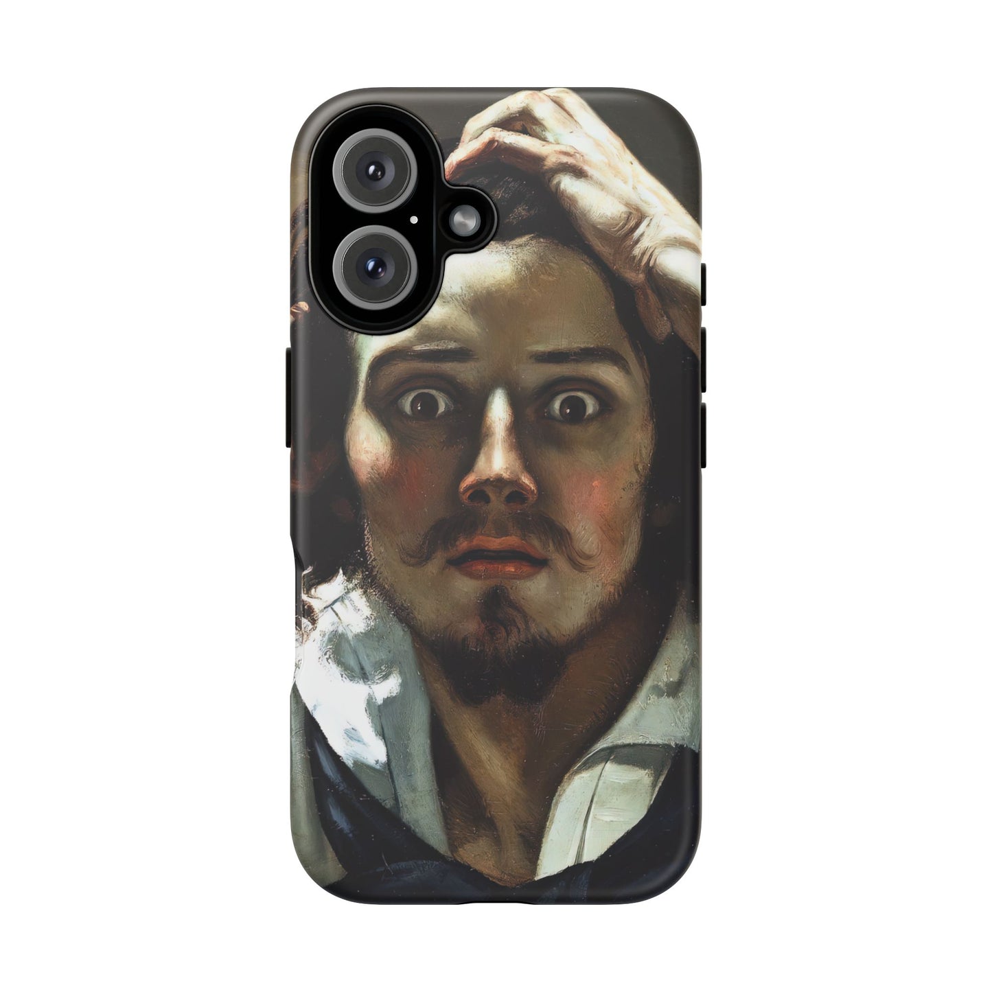 Courbet, Gustave - The Desperate Man (1843) - Tough Phone Cases