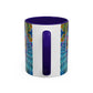 Pacio, Adam - Melek Taus Mandala - Colorful Accent Mugs