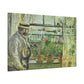 Morisot, Berthe - Eugene Manet on the Isle of Wight (1875) - Canvas Block, unframed