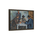Cézanne, Paul - The Card Players (1892) - Matte Canvas, Framed