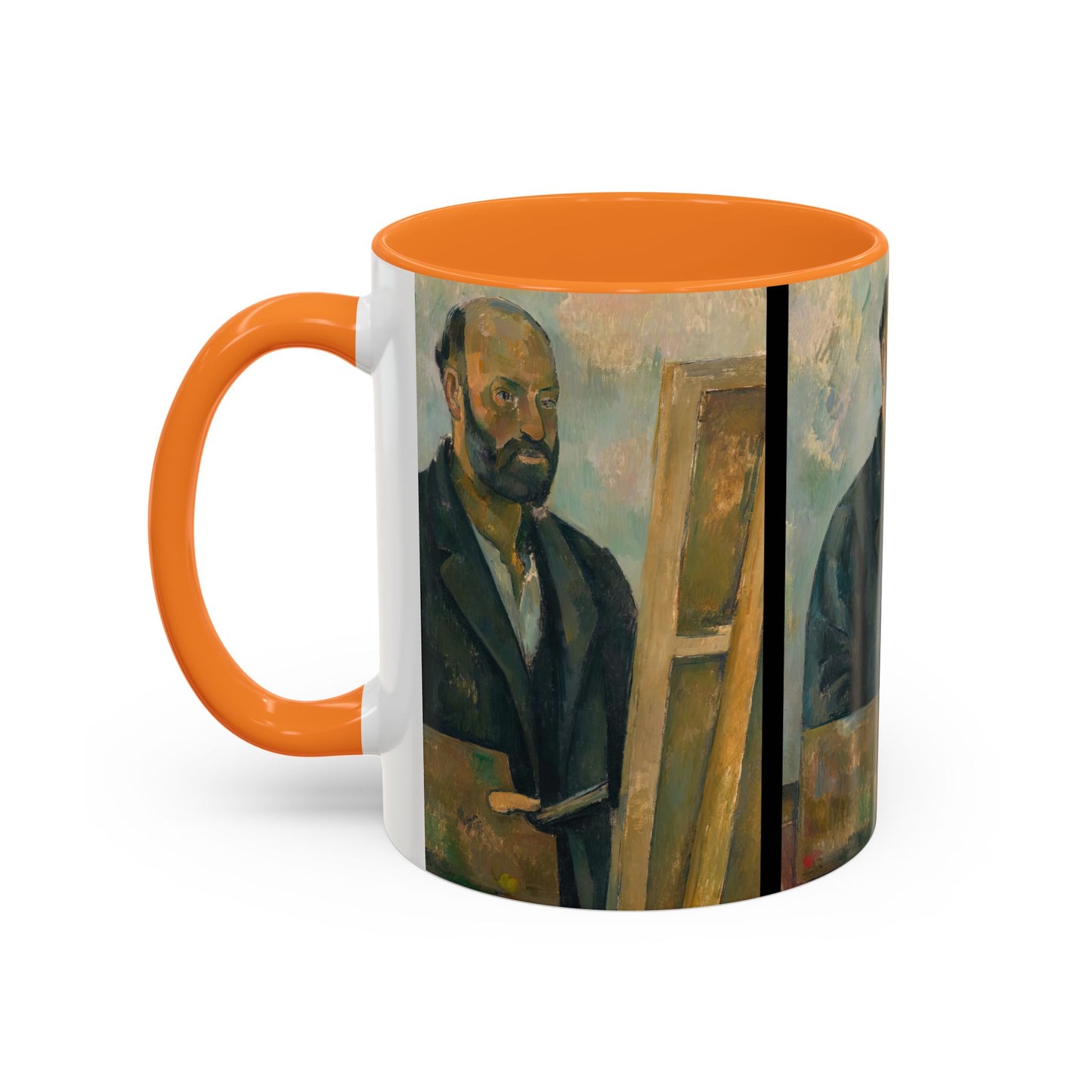 Cézanne, Paul - Portrait of the Artist with a Palette (1890) - Colorful Accent Mugs