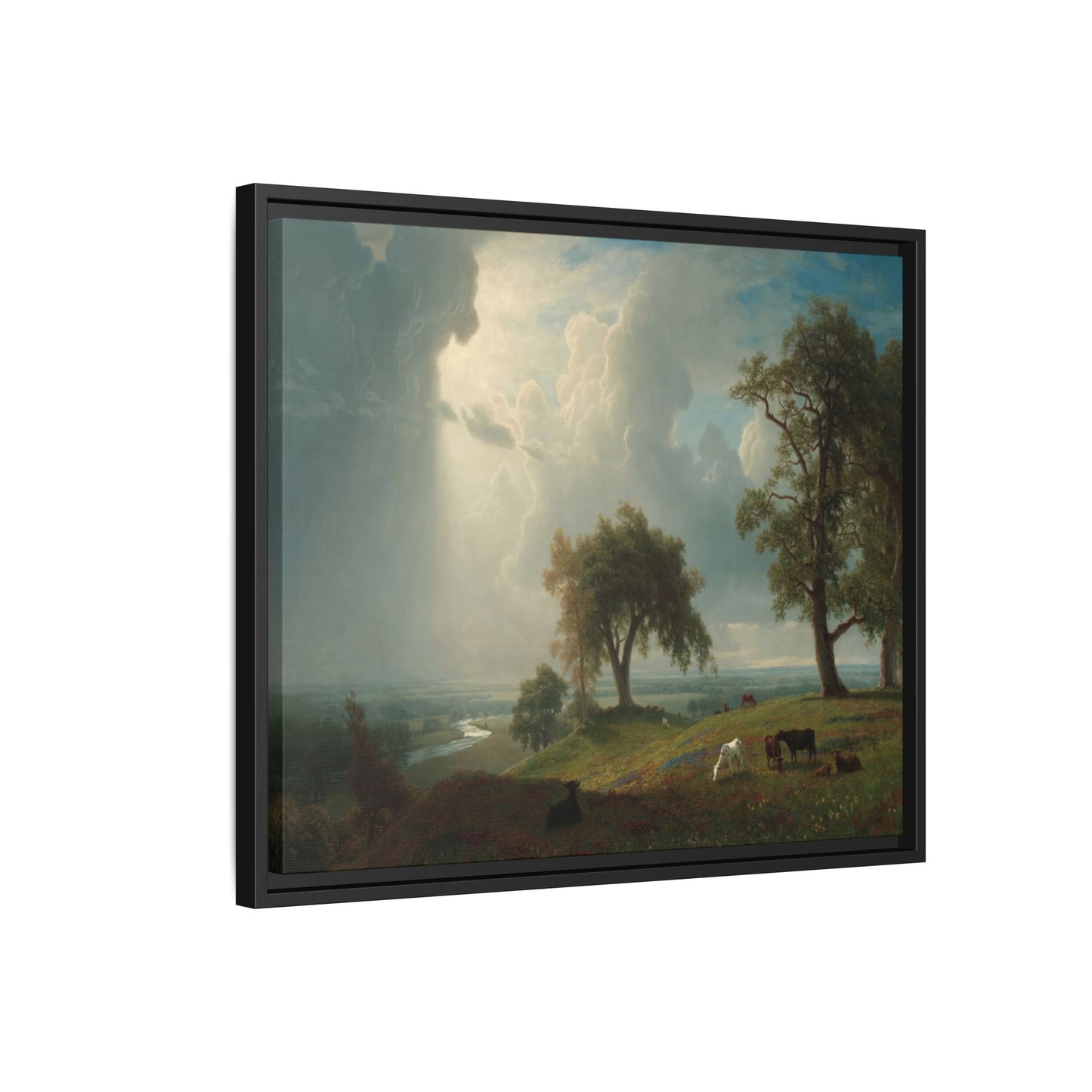 Bierstadt, Albert - California Spring (1875) - Matte Canvas, Framed