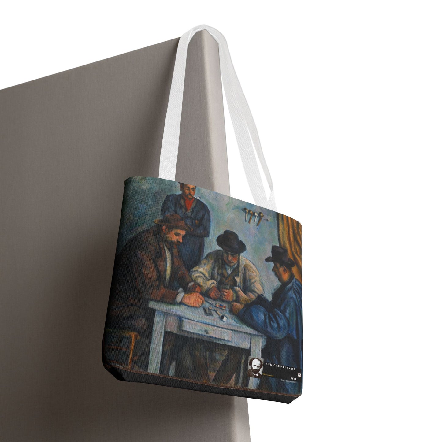 Cézanne, Paul - The Card Players (1892) - Tote Bag