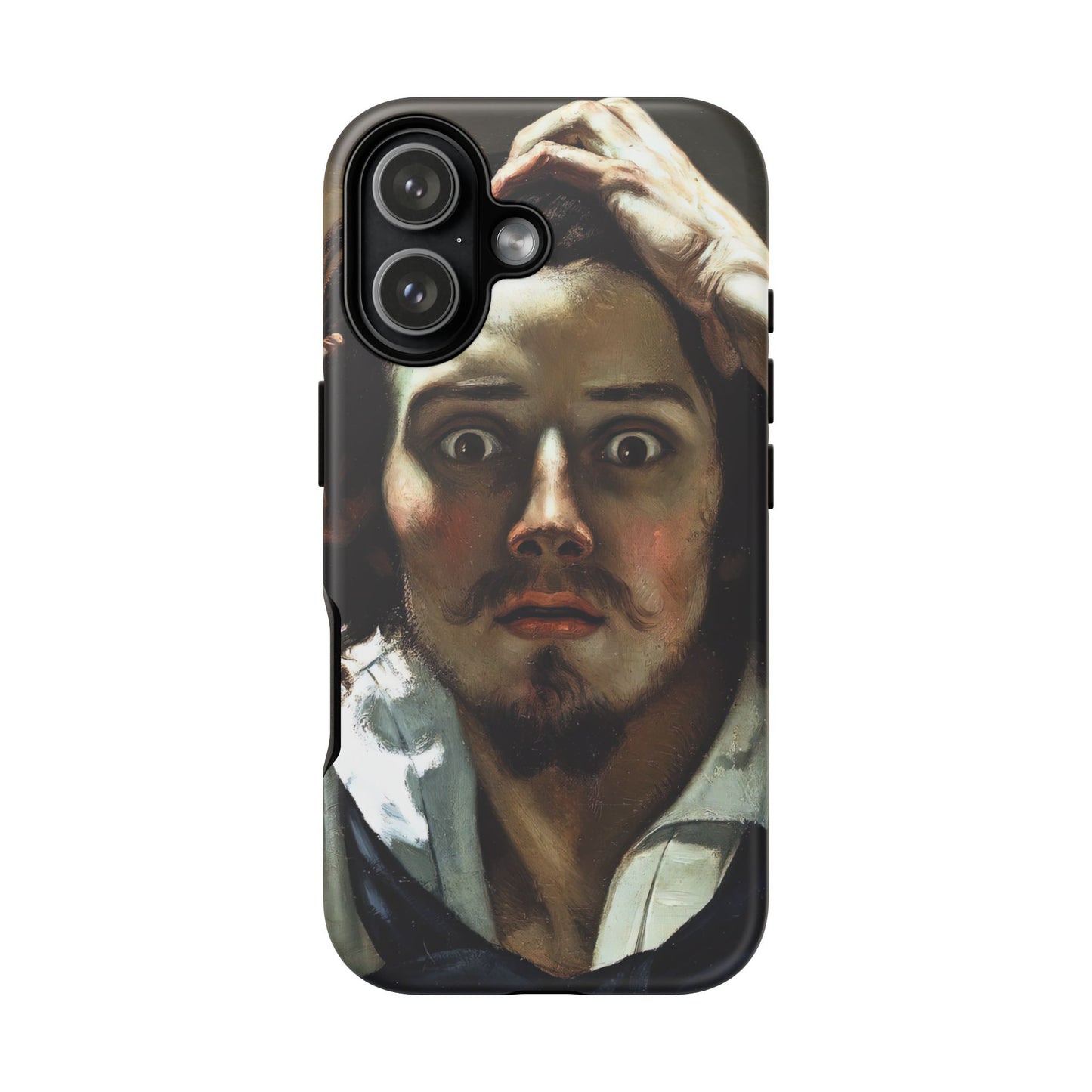 Courbet, Gustave - The Desperate Man (1843) - Tough Phone Cases