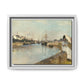 Morisot, Berthe - The Harbor at Lorient (1869) - Matte Canvas, Framed