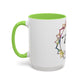 AdamPacio.com - White Logo - Colorful Accent Mugs