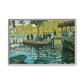Monet, Claude - La Grenouillere (1869) - Matte Canvas, Framed