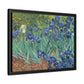 Van Gogh, Vincent - Irises (1889) - Matte Canvas, Framed