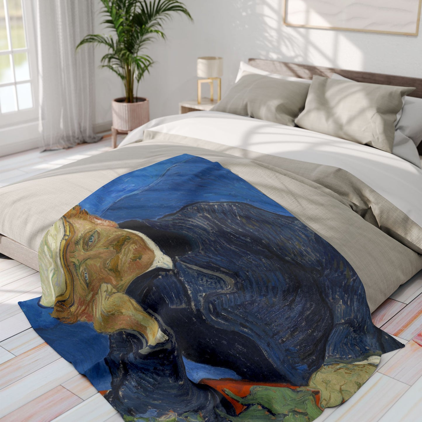 Van Gogh, Vincent - Portrait of Dr. Paul Gachet (1890) - Arctic Fleece Blanket