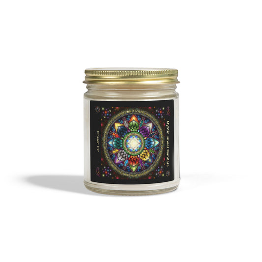 Mystic Jewel Mandala Scented Candle - Fraser Fir (4oz, 9oz)