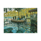 Monet, Claude - La Grenouillere (1869) - Canvas Block, unframed