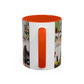 Cézanne, Paul - A Modern Olympia (1874) - Colorful Accent Mugs