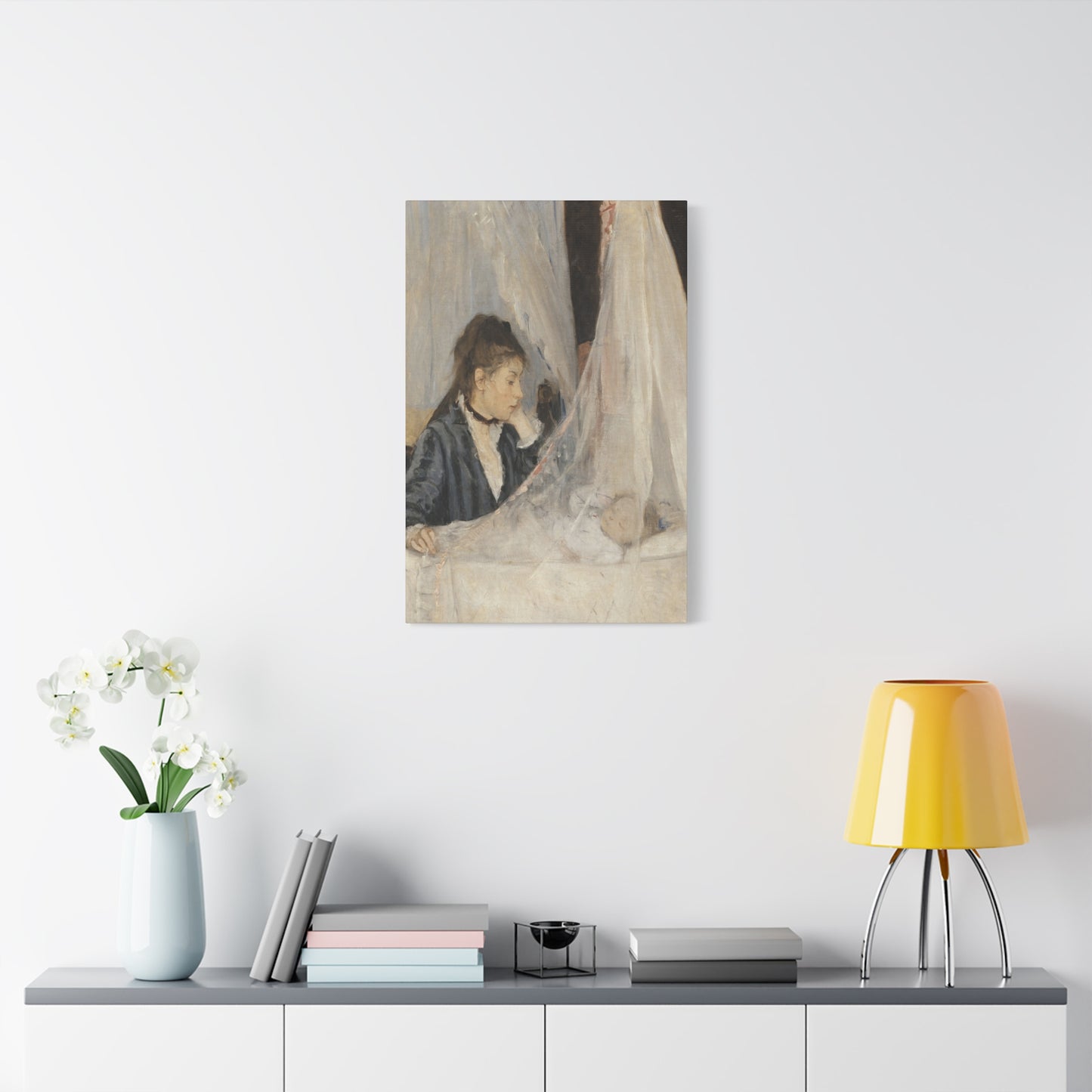 Morisot, Berthe - The Cradle (1872) - Canvas Block, unframed