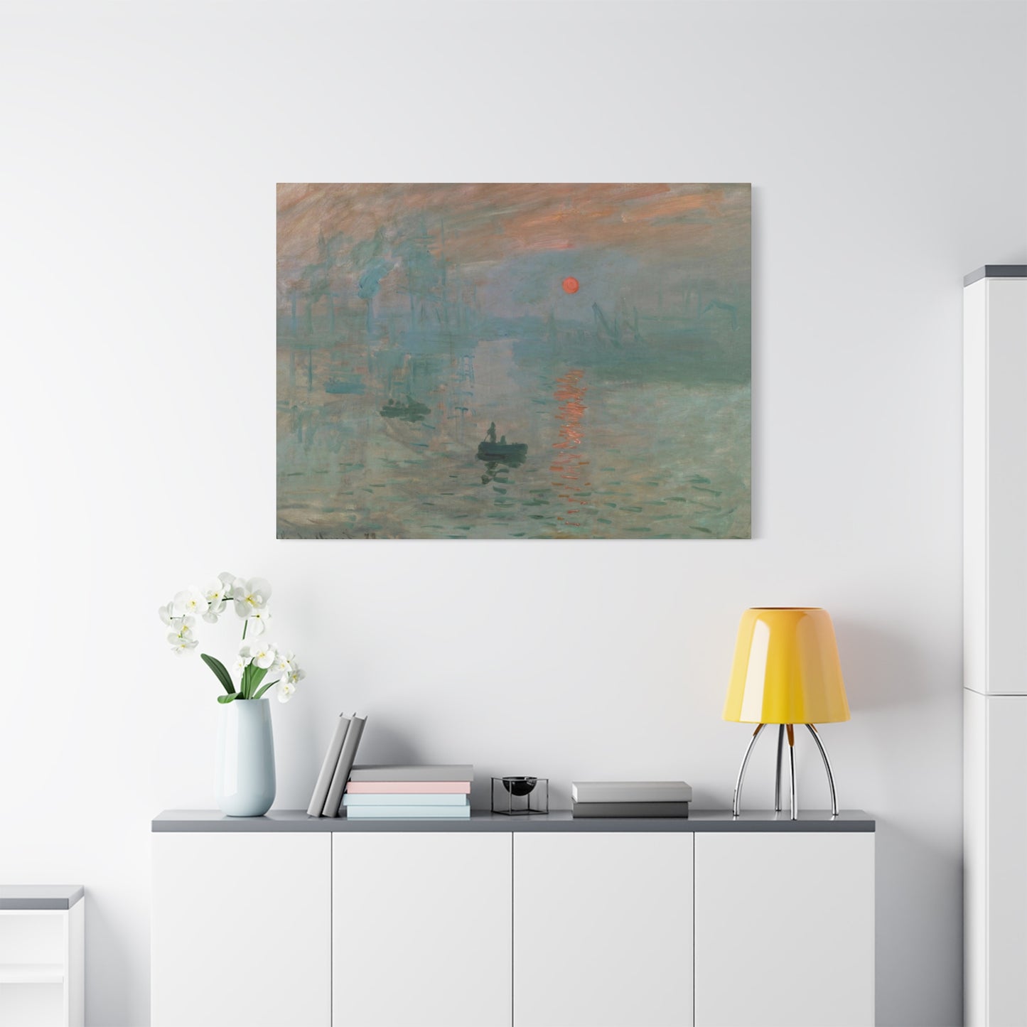 Monet, Claude - Impression, Sunrise (1872) - Canvas Block, unframed