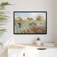 Pissarro, Camille - Hoarfrost (1873) - Matte Canvas, Framed